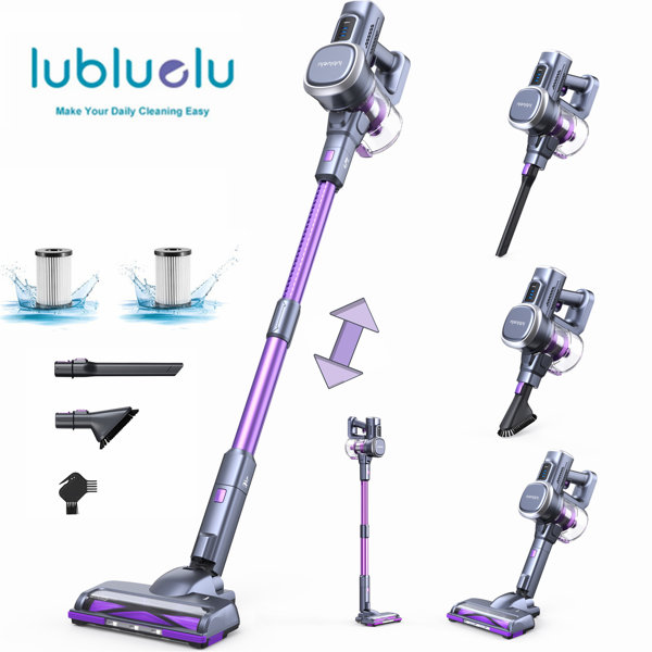 Lubluelu Cordless Bagless Stick Vacuum Wayfair